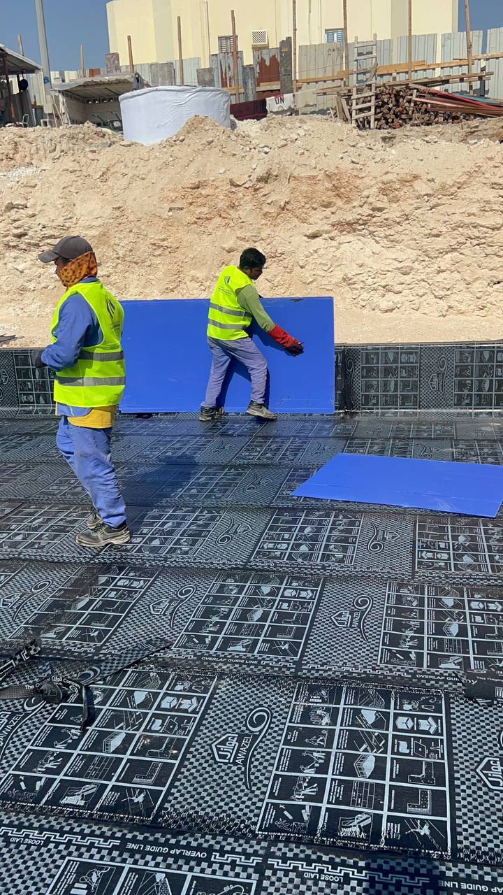 Plaster and brick insulation works